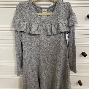 4T soft spun dress with ruffle